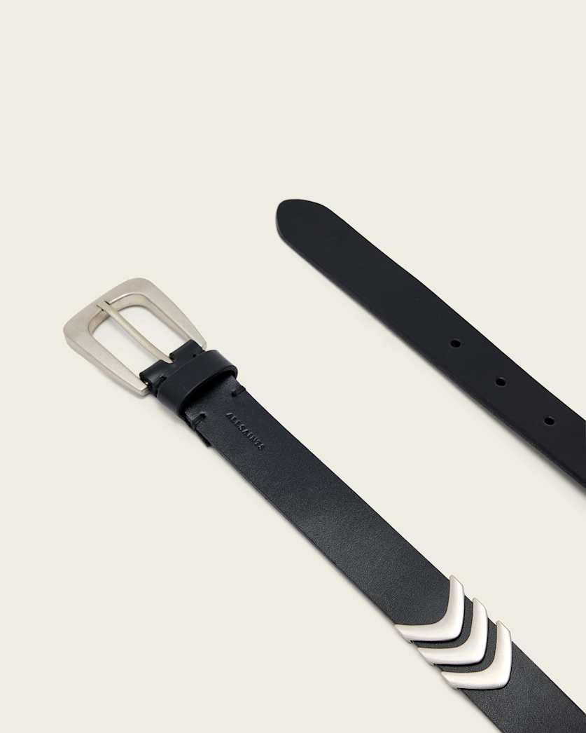 AllSaints Suki Leather Belt Women's Black/Multi Women's