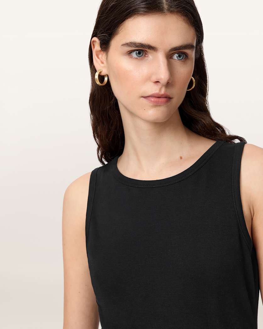 AllSaints Katarina Boat Neck Slim Fit Tank Top Women's Optic White Women's