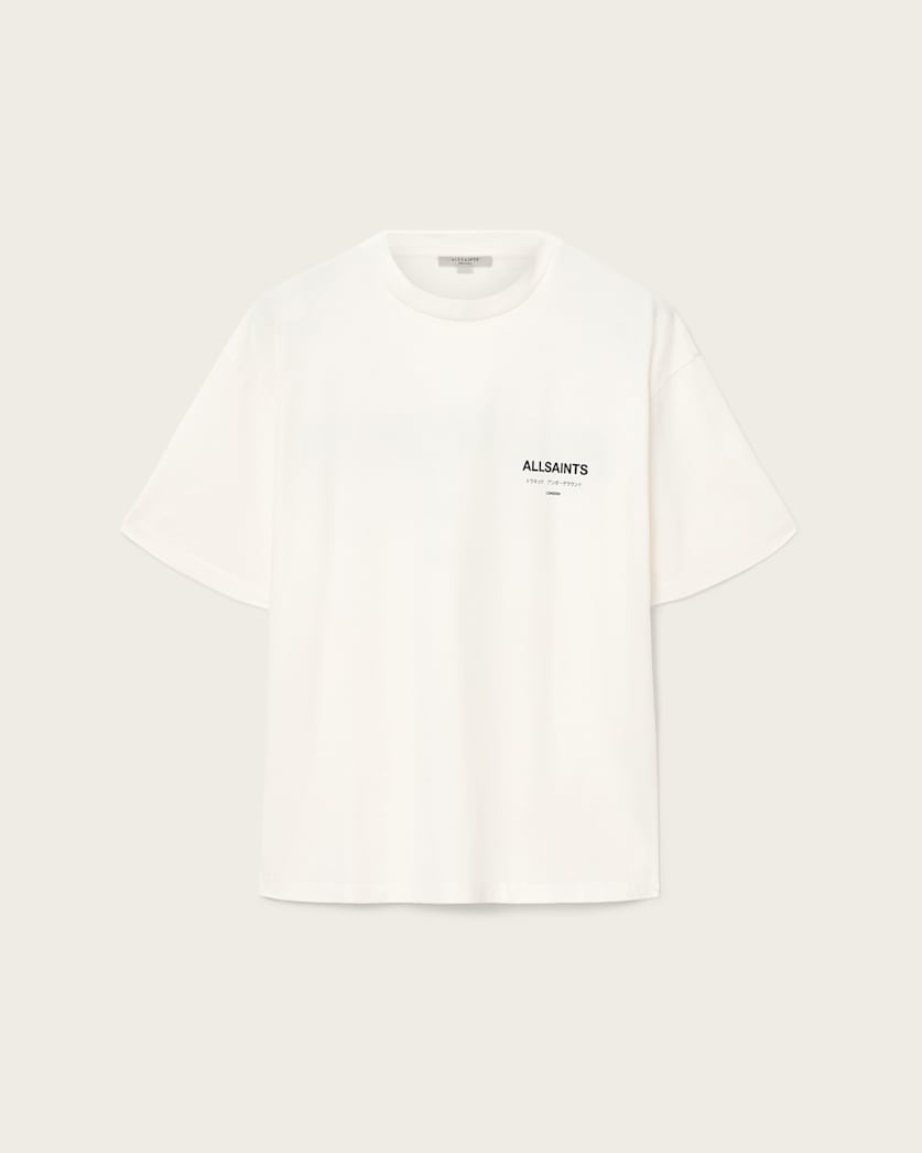 AllSaints Underground Etta Oversized T Shirt Women's Black Women's