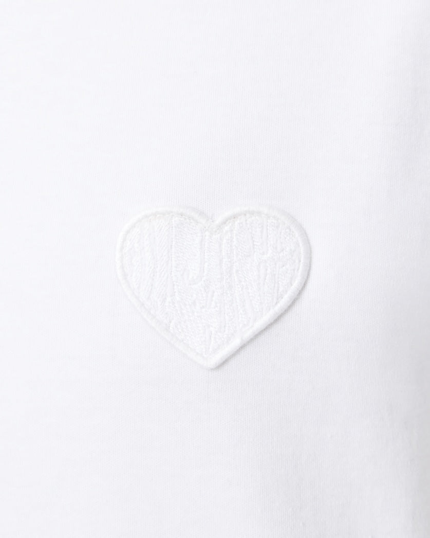 AllSaints Lover Lisa Embroidered T Shirt Women's White Women's
