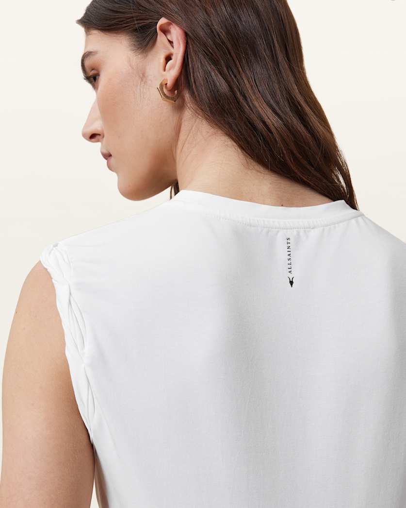 AllSaints West Sleeveless Tank Top Women's Pop Raspberry Pink Women's