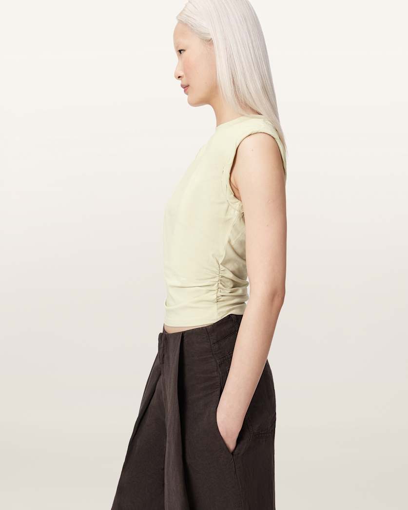 AllSaints West Sleeveless Tank Top Women's Pop Raspberry Pink Women's