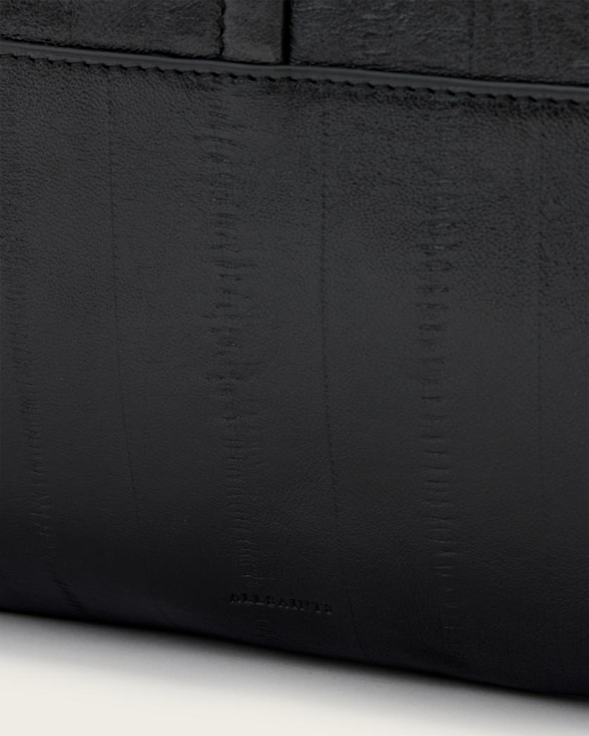AllSaints Asha Leather Shoulder Bag Women's Black Women's