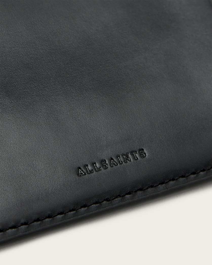 AllSaints Remy Leather Wallet Women's Black Women's