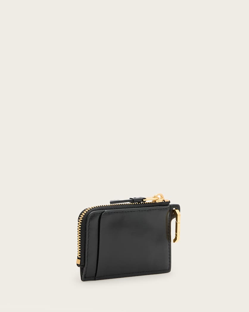 AllSaints Remy Leather Wallet Women's Black Women's
