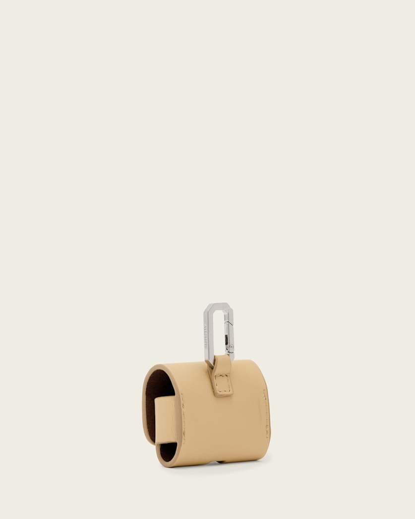 AllSaints Airpod Leather Hex Case Women's Mellow Yellow Women's