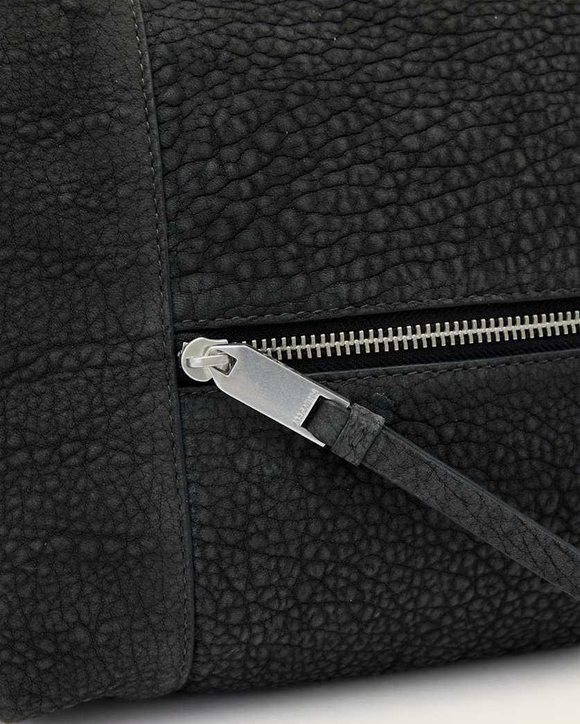 AllSaints Vega Leather Shoulder Bag Women's Meteorite Grey Women's