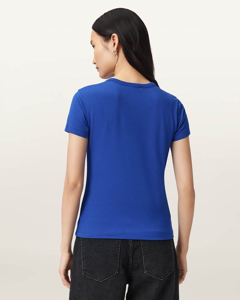 AllSaints Williams X Allsaints Burnout Stevie T Shirt Women's Williams Blue Women's