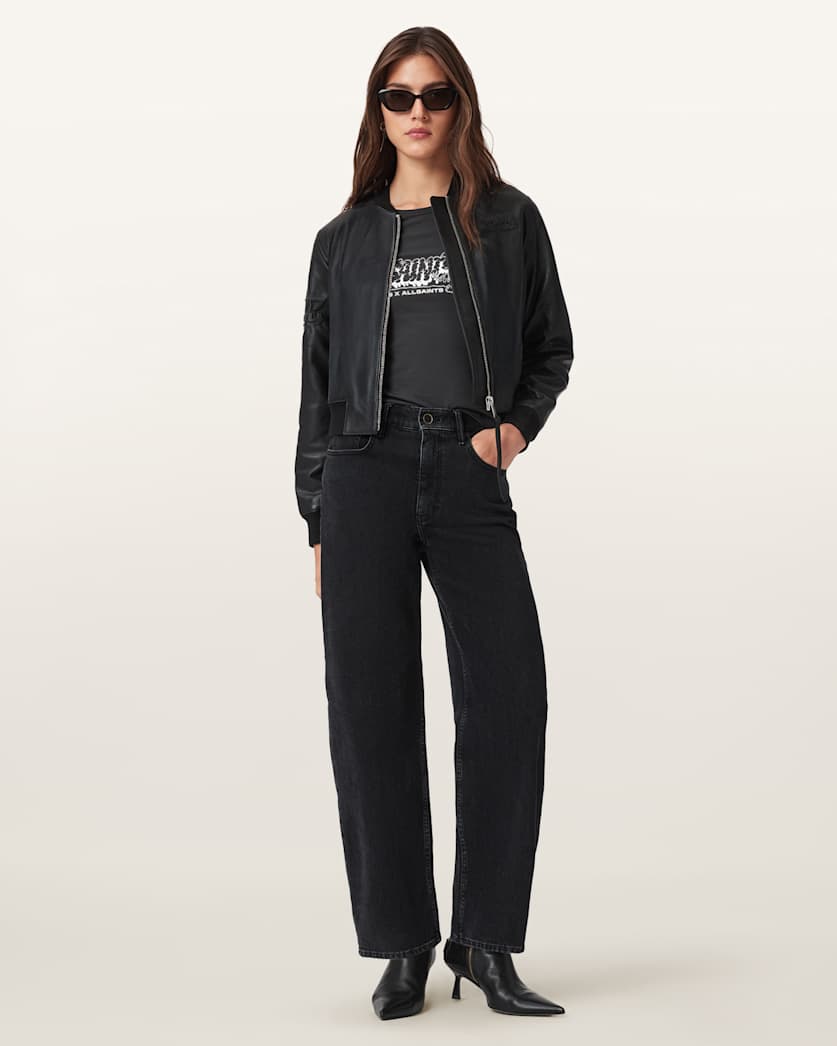 AllSaints Williams X Allsaints Burnout Stevie T Shirt Women's Williams Blue Women's