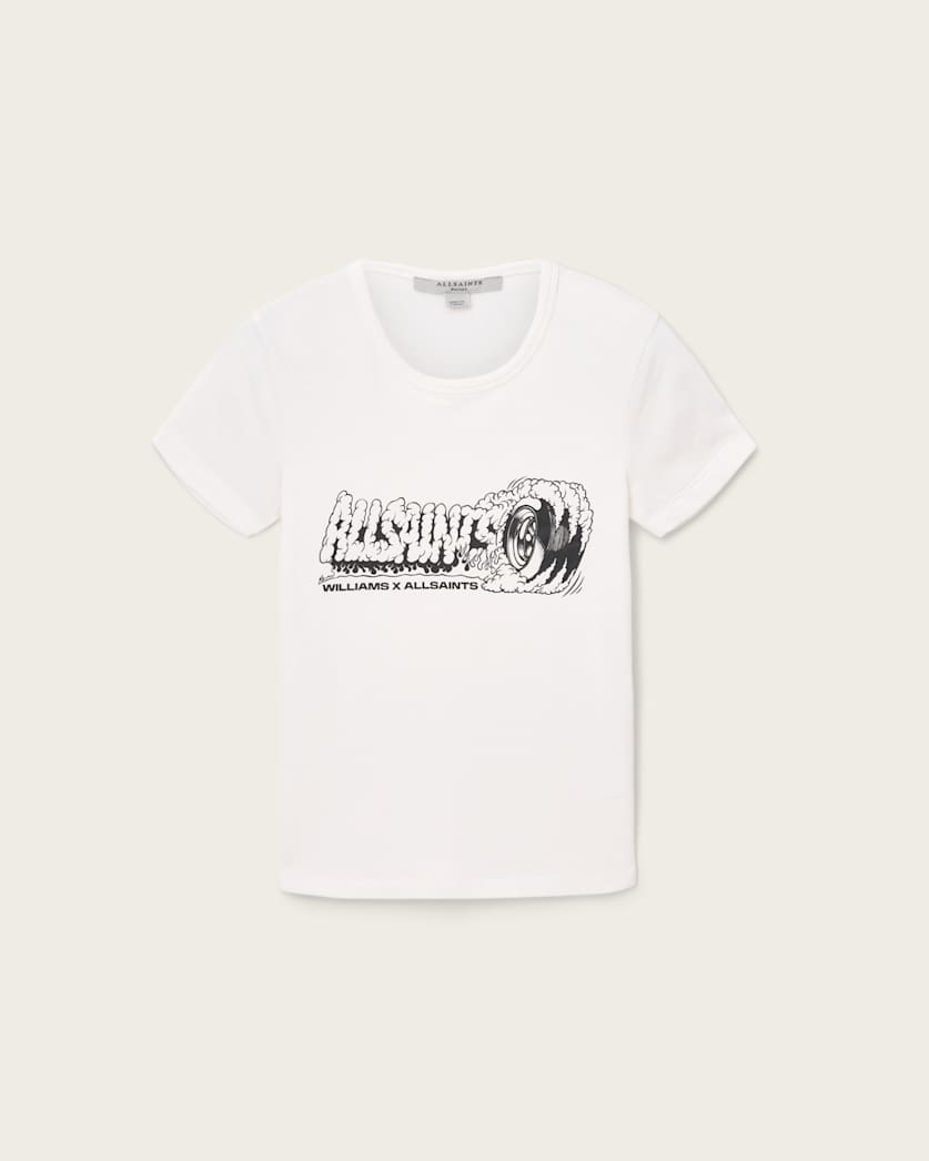 AllSaints Williams X Allsaints Burnout Stevie T Shirt Women's Williams Blue Women's
