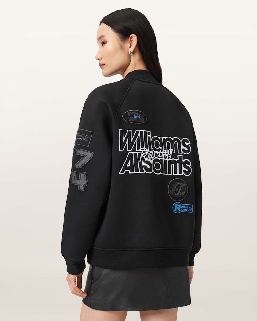 AllSaints Williams X Allsaints Nico Bomber Jacket Women's Black Women's