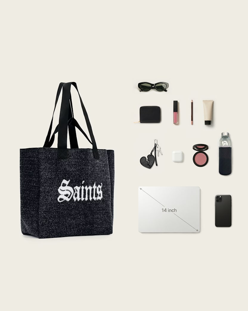 AllSaints Izzy Saint Tote Bag Women's Black Women's