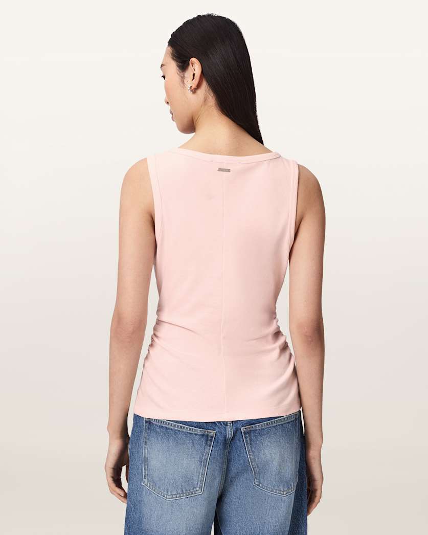 AllSaints Katarina Slim Fit Tank Top Women's Crystal Pink Women's