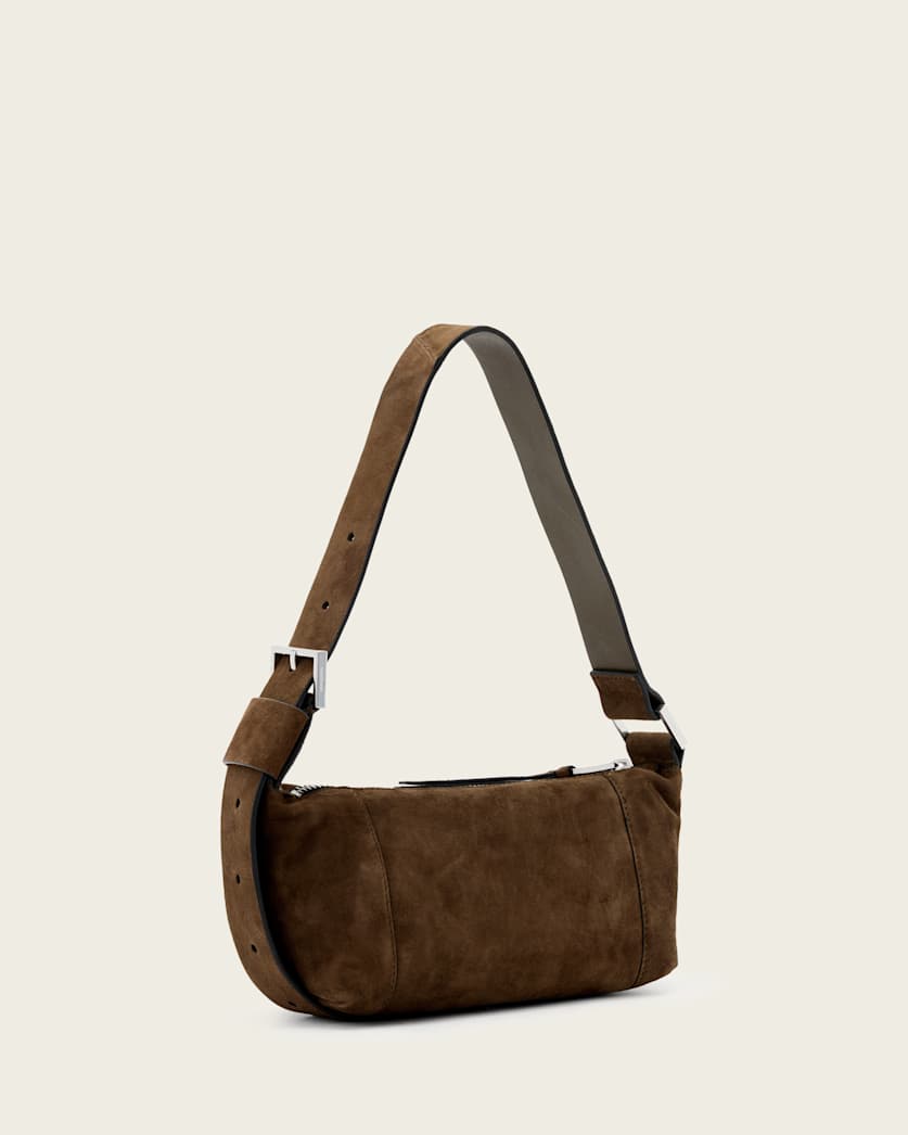 AllSaints Vega Suede Mini Bag Women's Fango Brown Women's