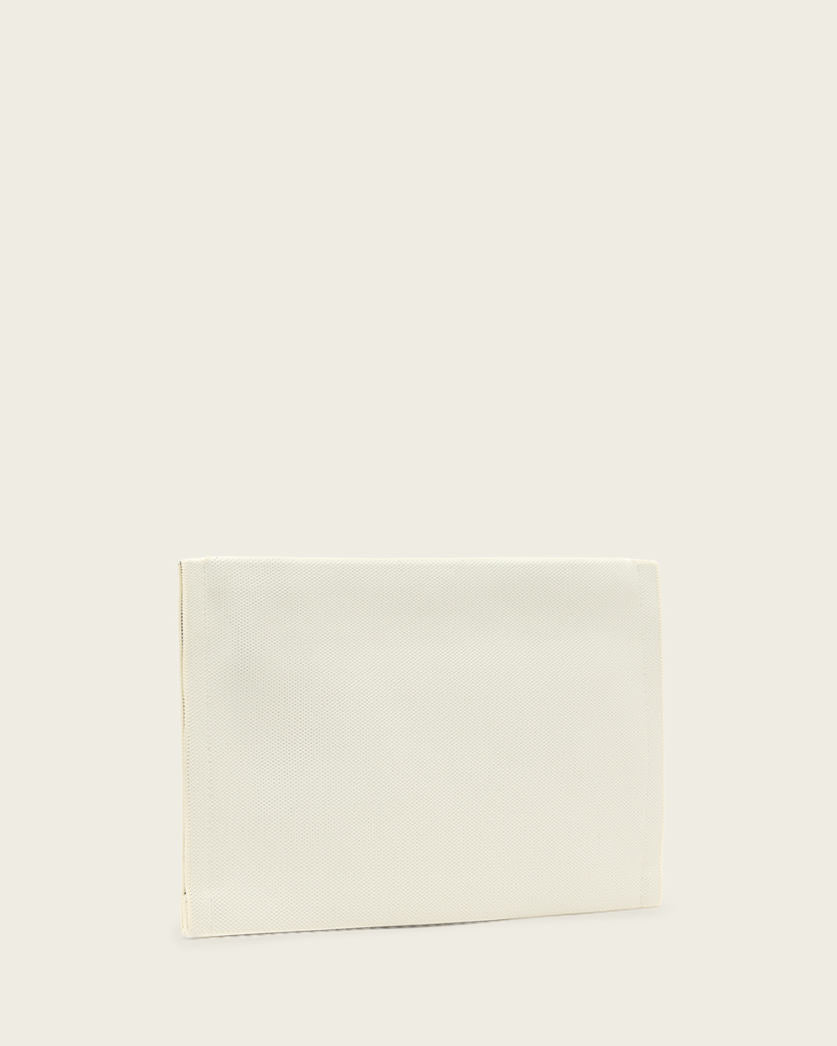 AllSaints Izzy Heart Clutch Women's White Women's
