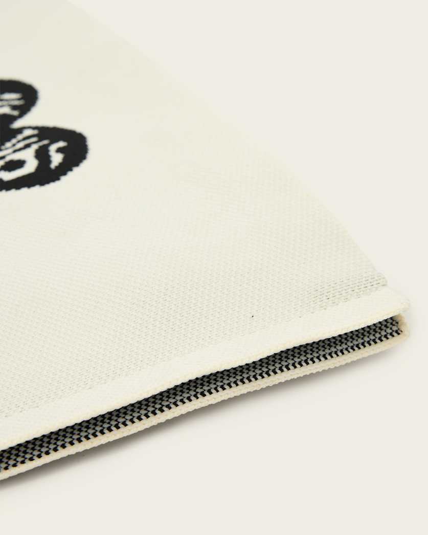 AllSaints Izzy Heart Clutch Women's White Women's