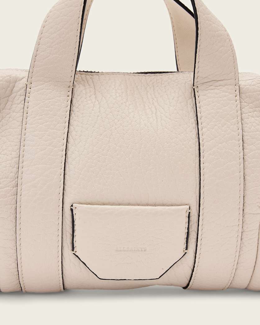 AllSaints Ares Compact Leather Crossbody Bag Women's Sahara White Women's