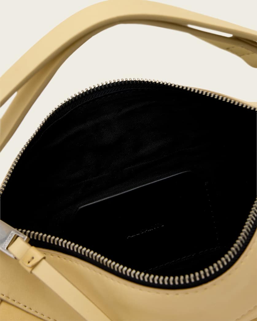 AllSaints Luna Micro Leather Bag Women's Mellow Yellow Women's