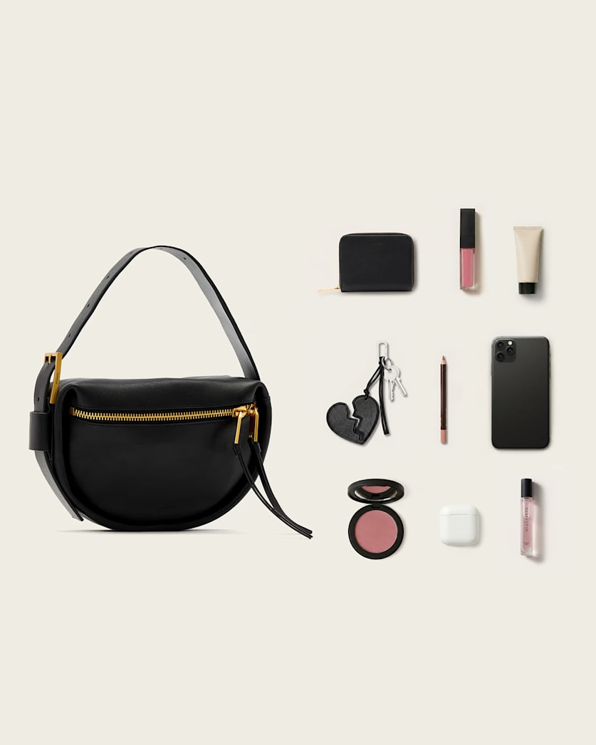 AllSaints Noemie Mini Shoulder Bag Women's Black Women's