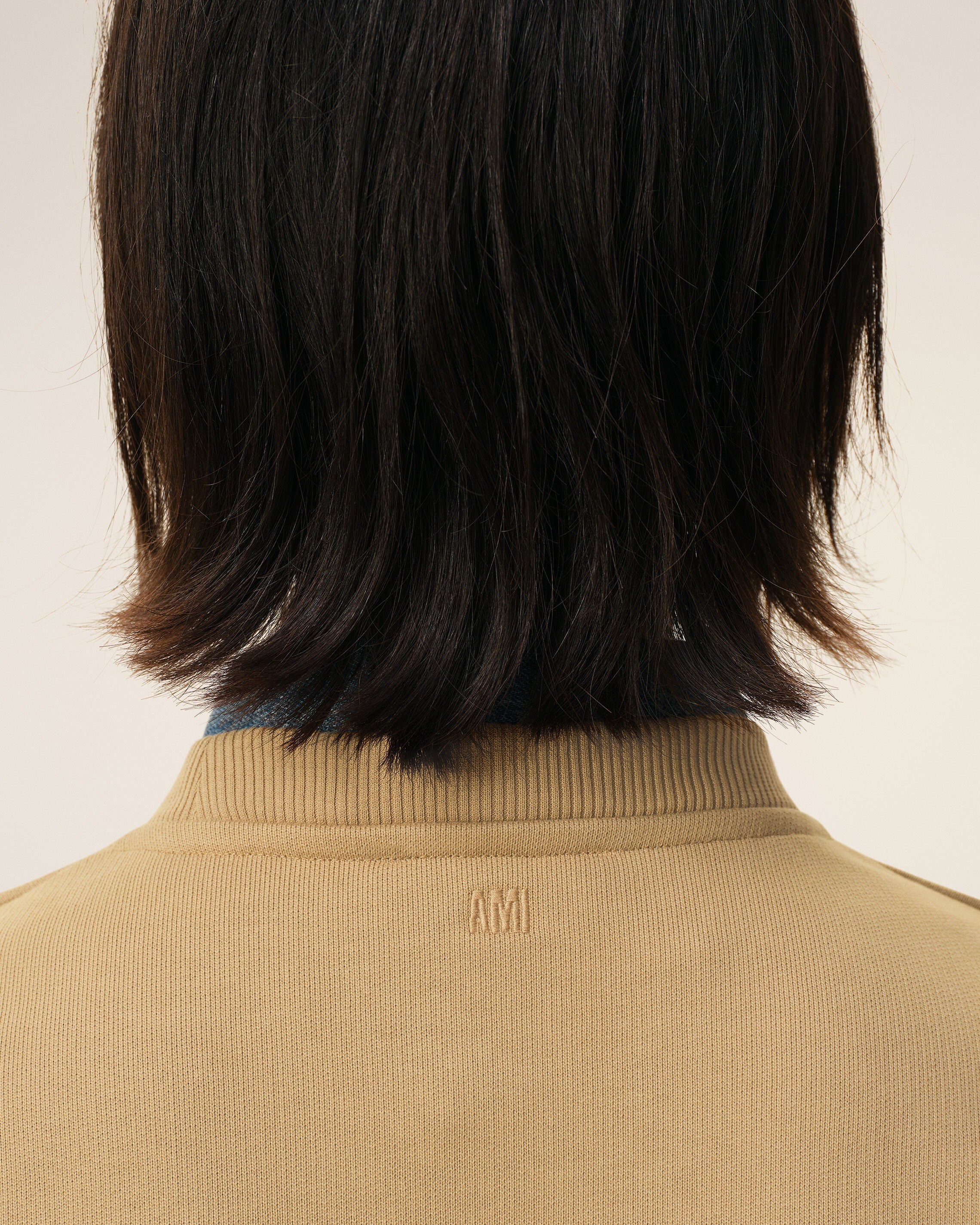 Beige Cotton Ami De Coeur Sweatshirt