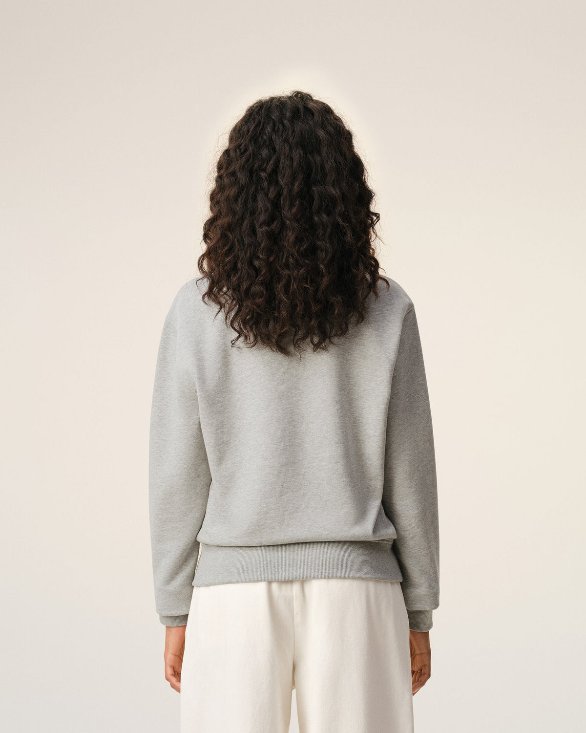 Grey Cotton Knitted Ami De Coeur Sweatshirt