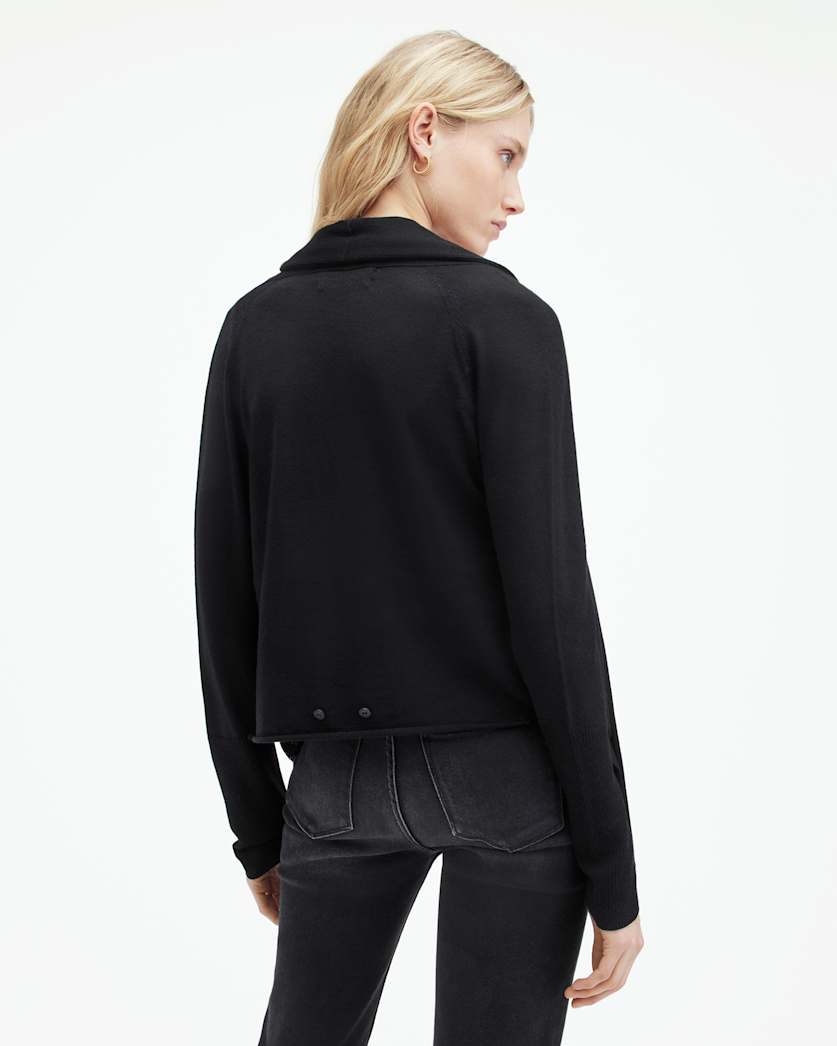 AllSaints Wasson Pirate Lightweight Cardigan Women's Chalk White Women's