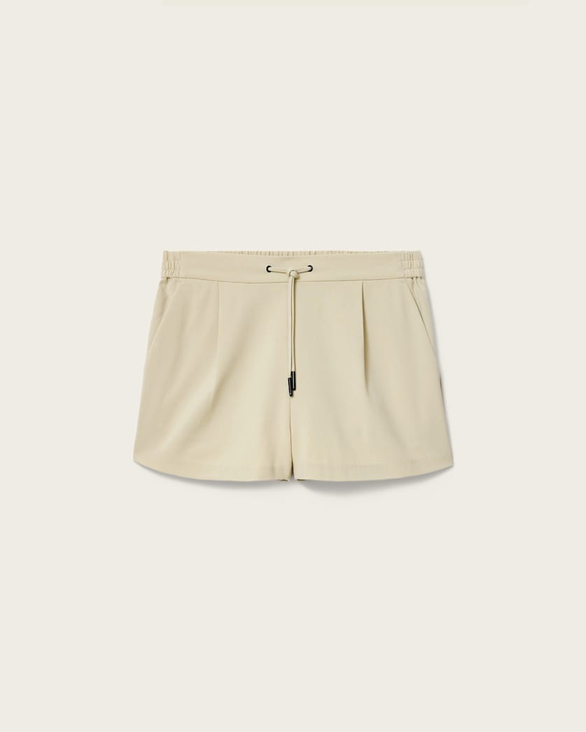 AllSaints Aleida Drawcord Waist Tailored Shorts Women's Haze Green Women's
