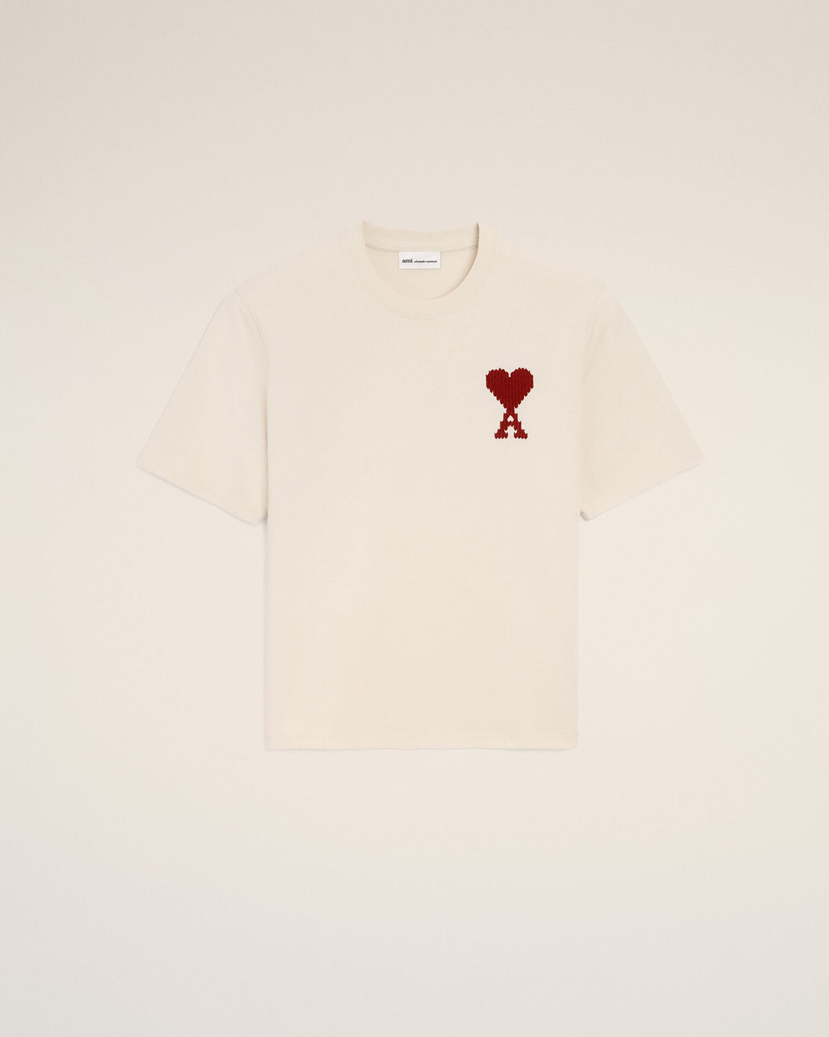 White Cotton Ami De Coeur Tshirt