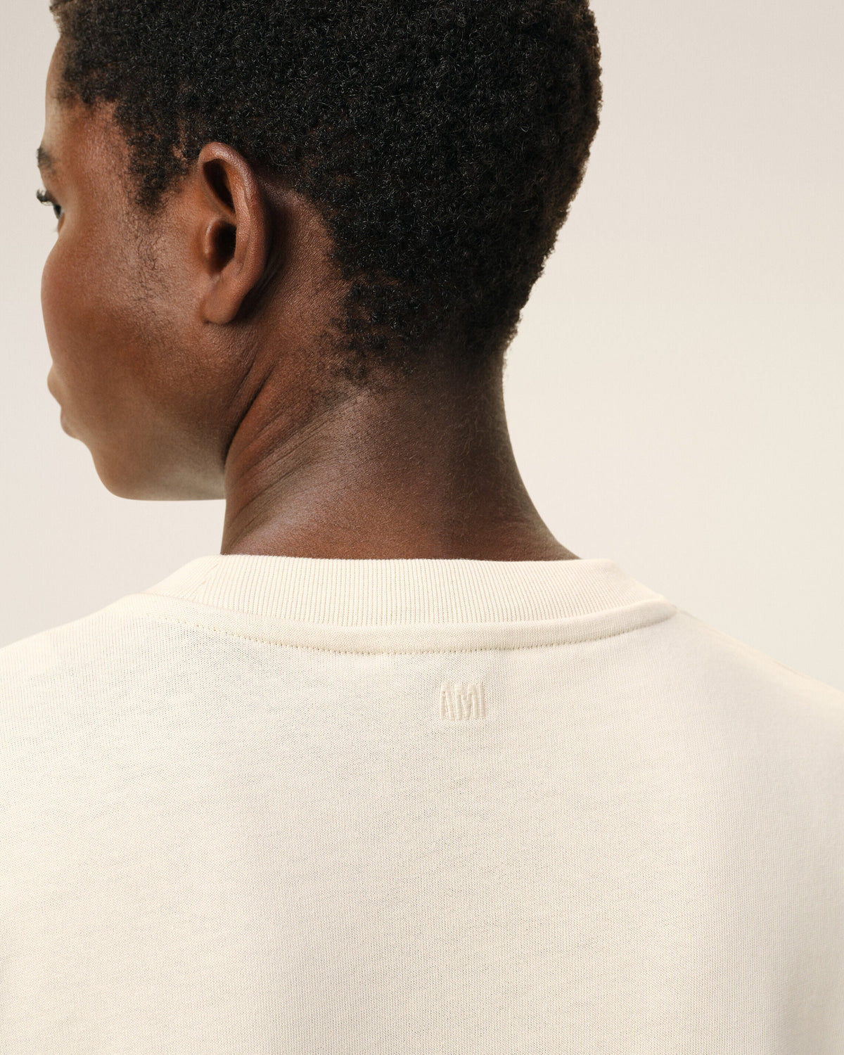 White Cotton Ami De Coeur Tshirt