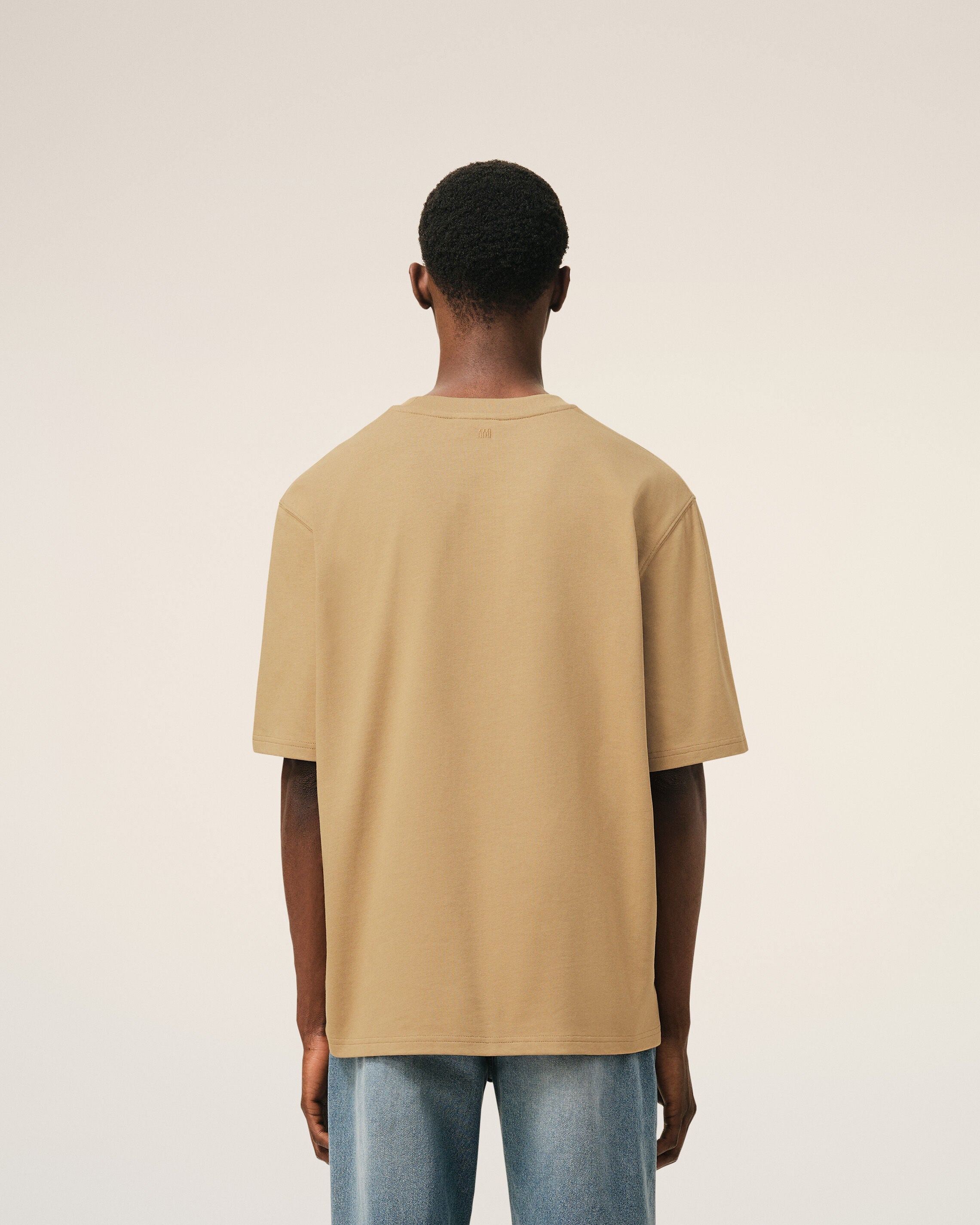 Beige Cotton Ami De Coeur Tshirt