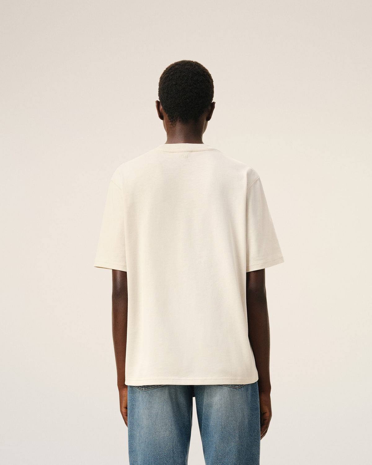 White Cotton Ami De Coeur Tshirt