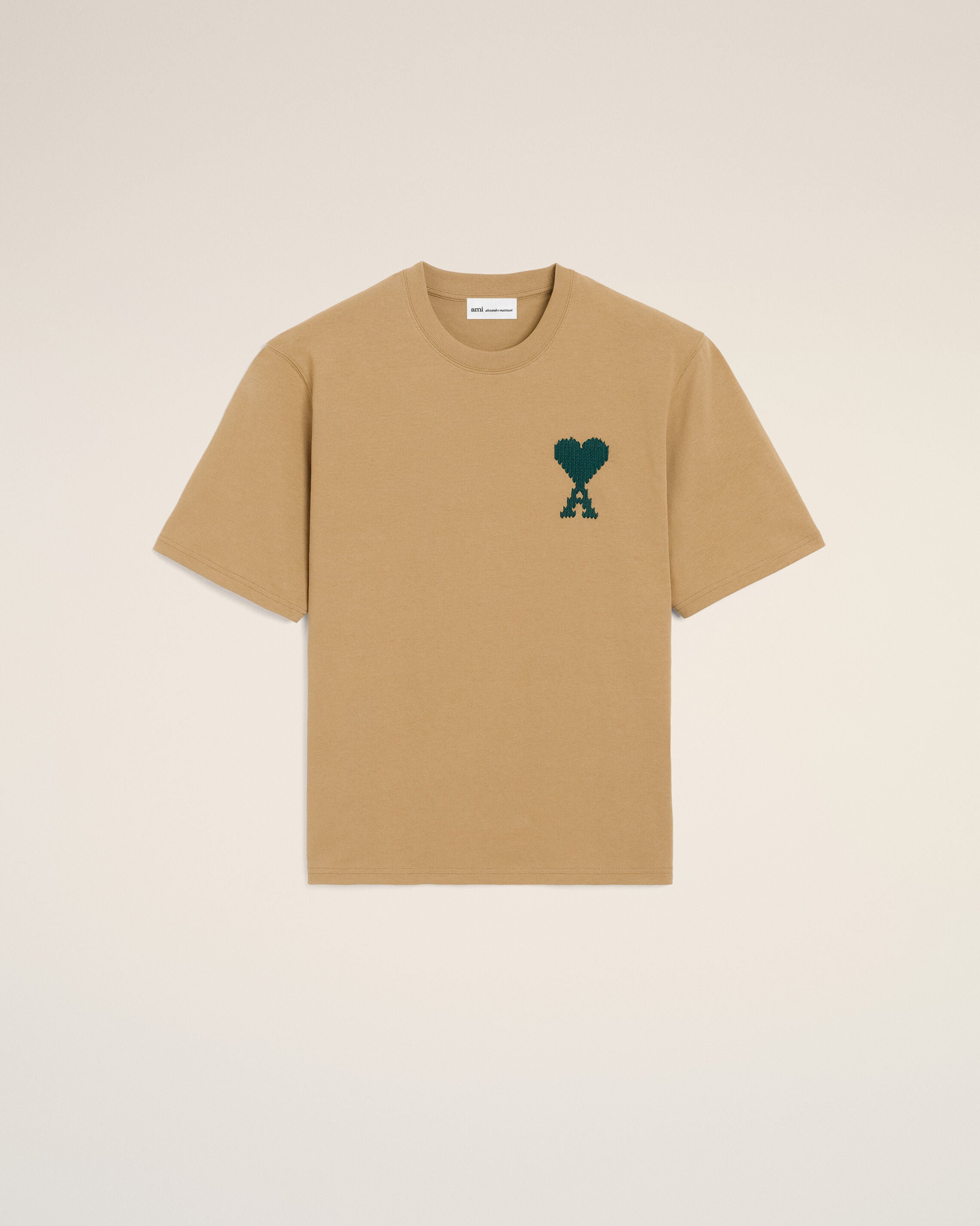Beige Cotton Ami De Coeur Tshirt