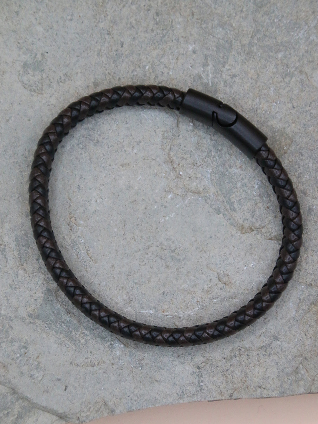 BROWN-BLACK FUSION BRACELET FOR MEN