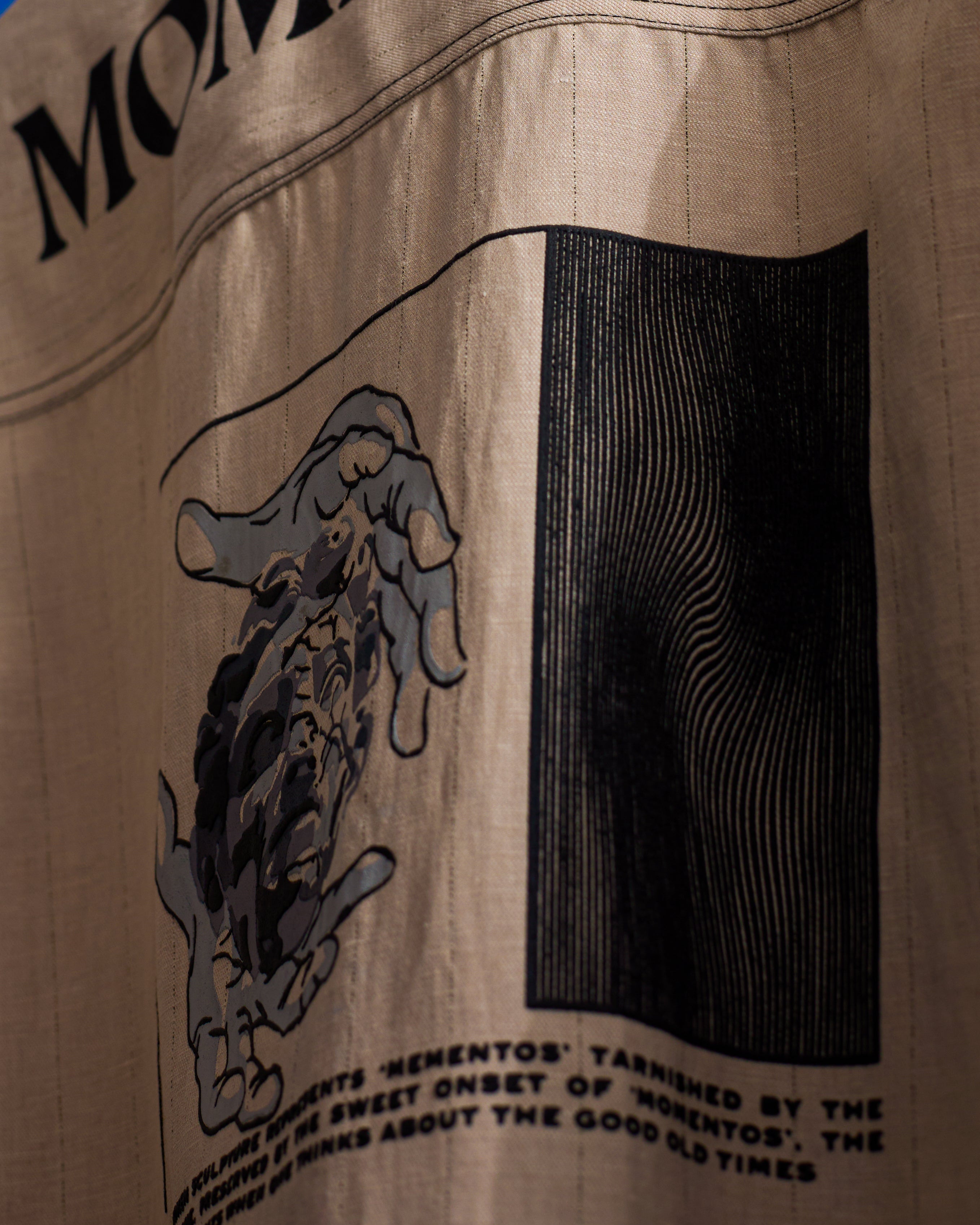 MOMENTOS LINEN BOWLING SHIRT