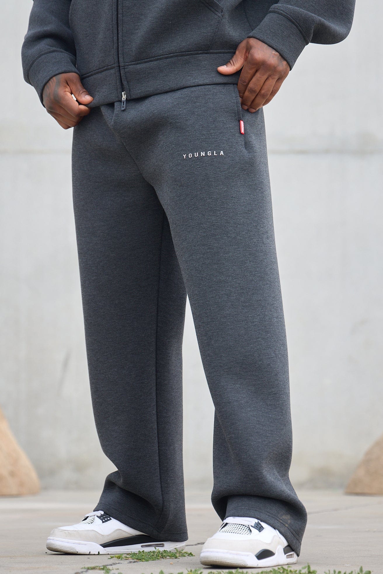YoungLA 2043 - Scuba Sweats Charcoal Heather
