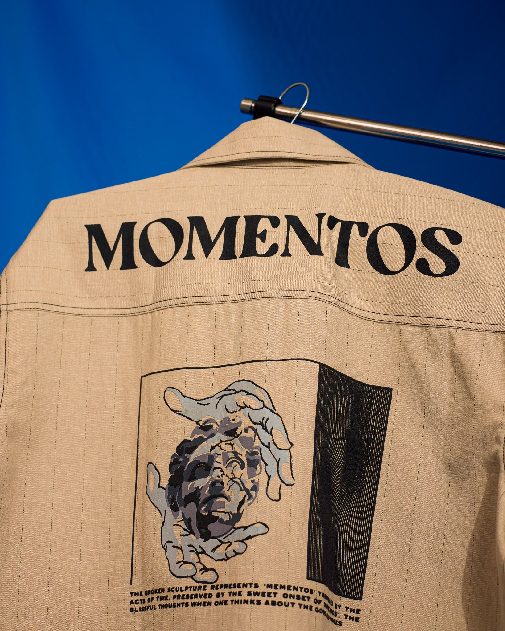 MOMENTOS CROPPED BOWLING SHIRT