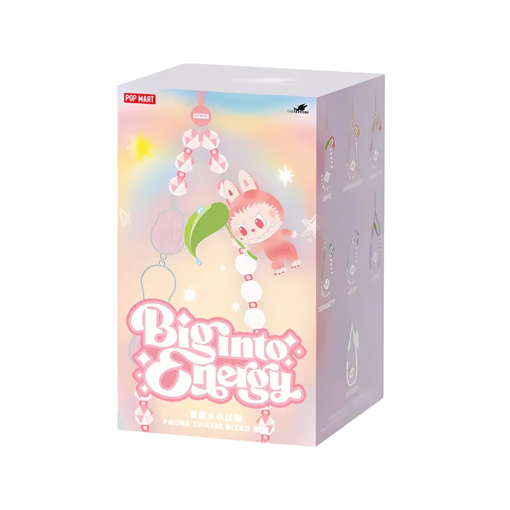 Pop Mart Labubu The Monsters Big into Energy Series Phone Charm Single Blind Box Pack of 1
