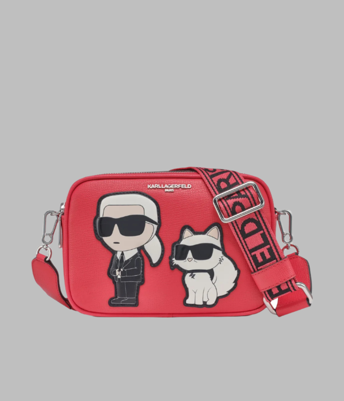 KarlLagerfeld Maybelle camera crossbody french rose