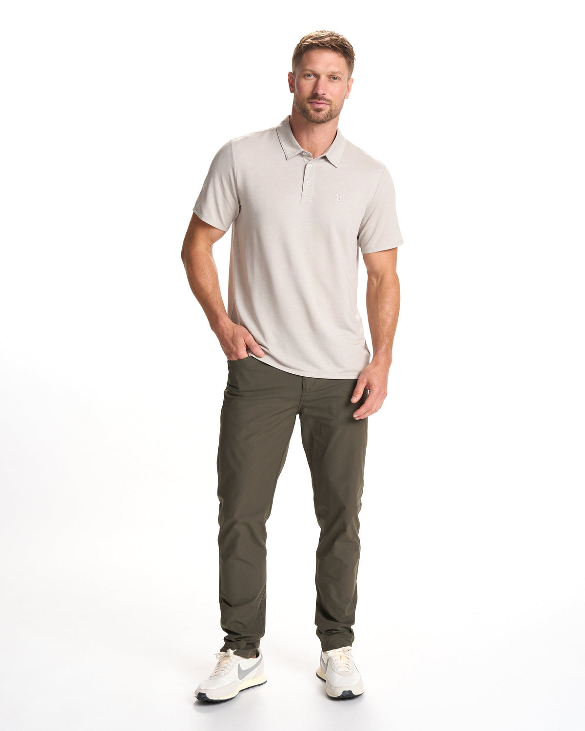 Vuori Knit Twill Polo