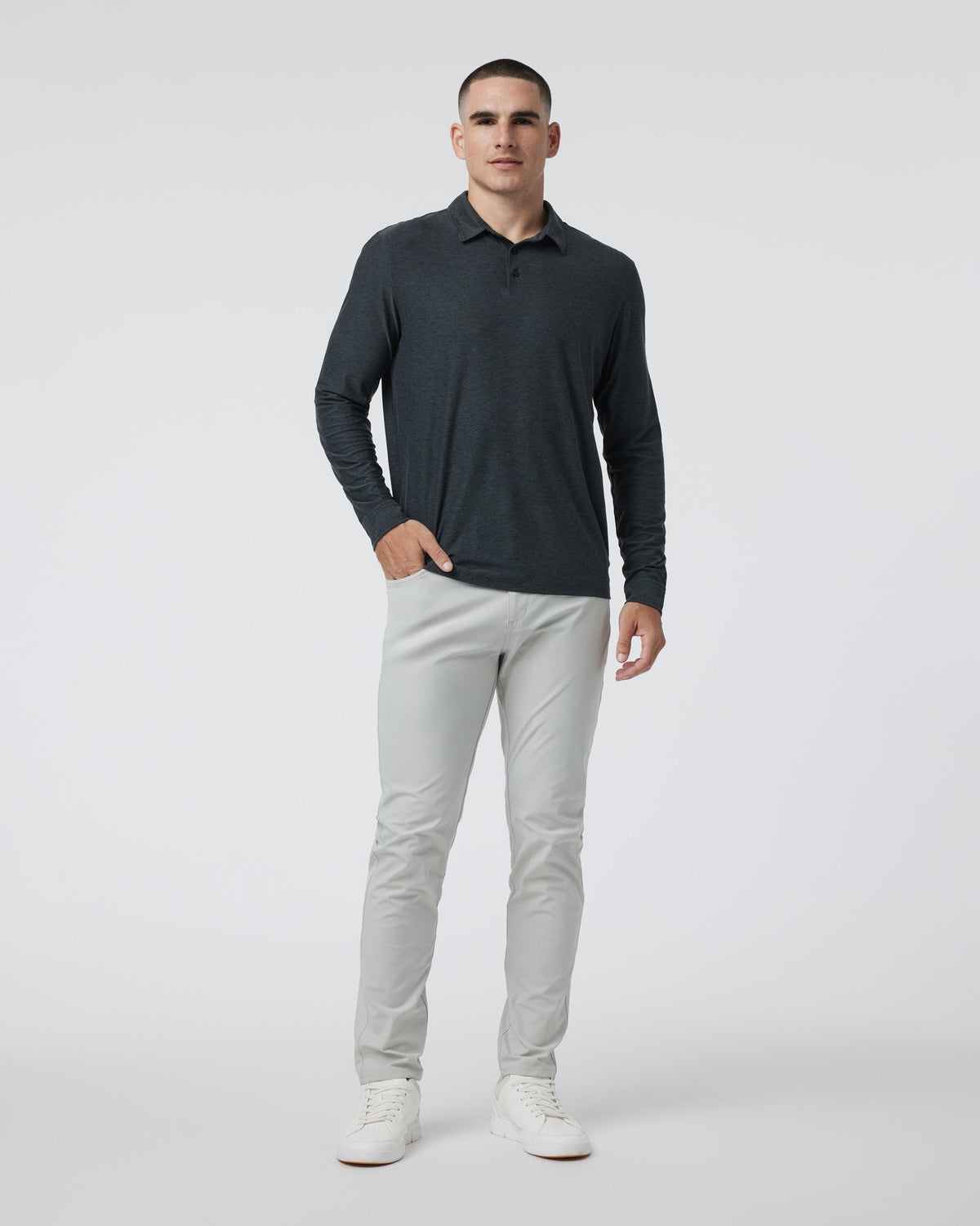 Vuori Long Sleeve Strato Tech Polo