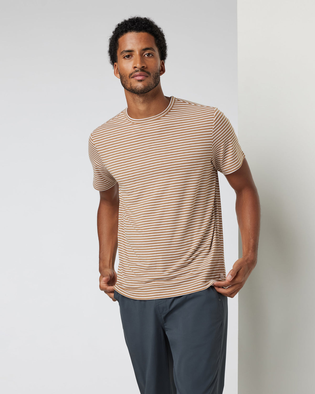 Vuori Short Sleeve Current Stripe Tee