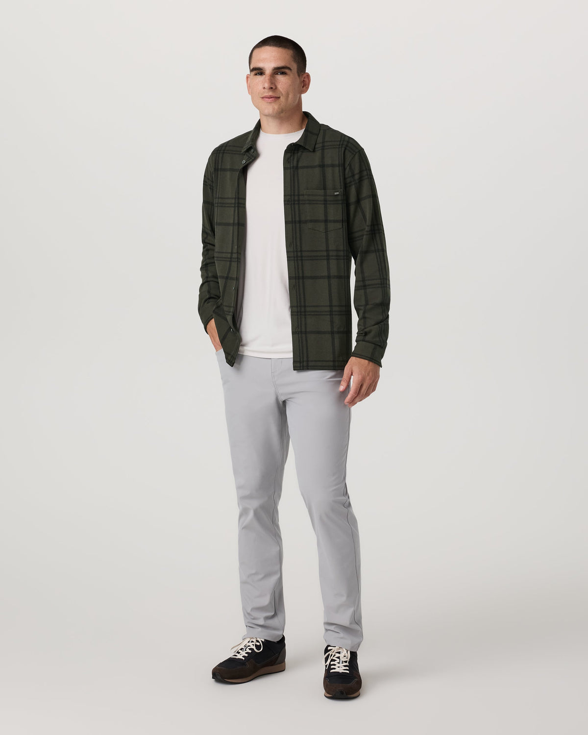 Vuori Seaview Plaid Button Down Shirt