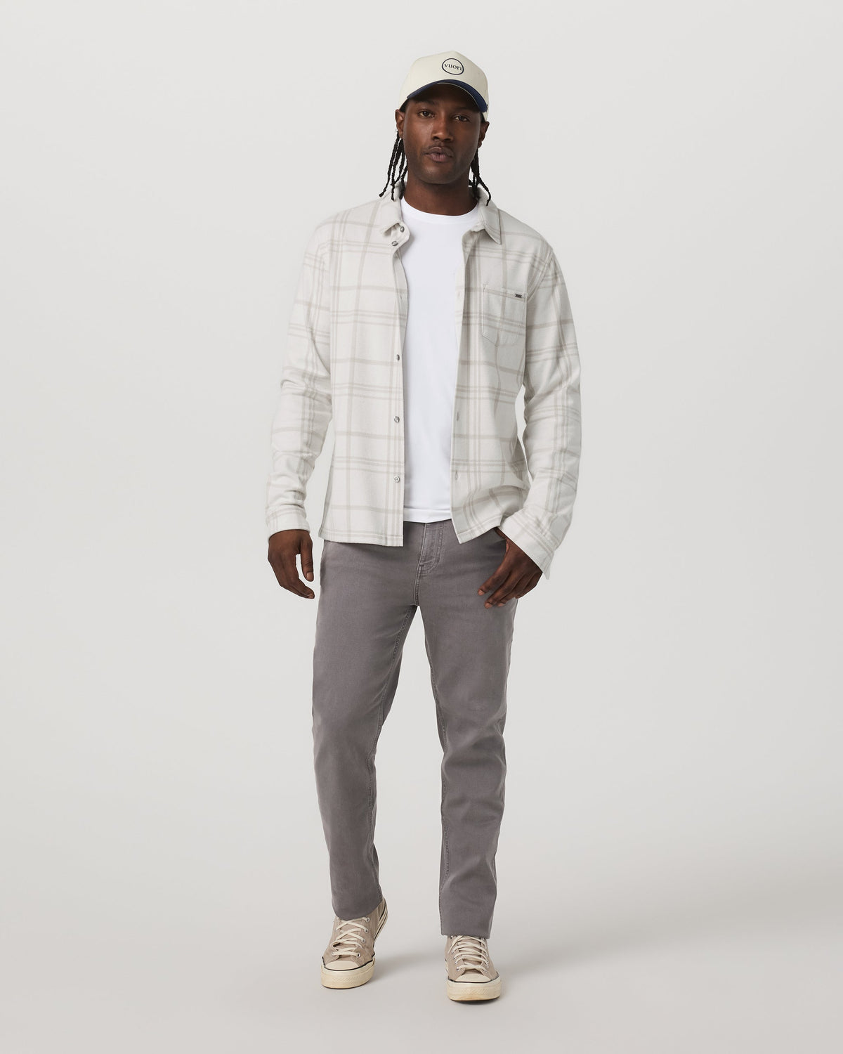 Vuori Seaview Plaid Button Down Shirt