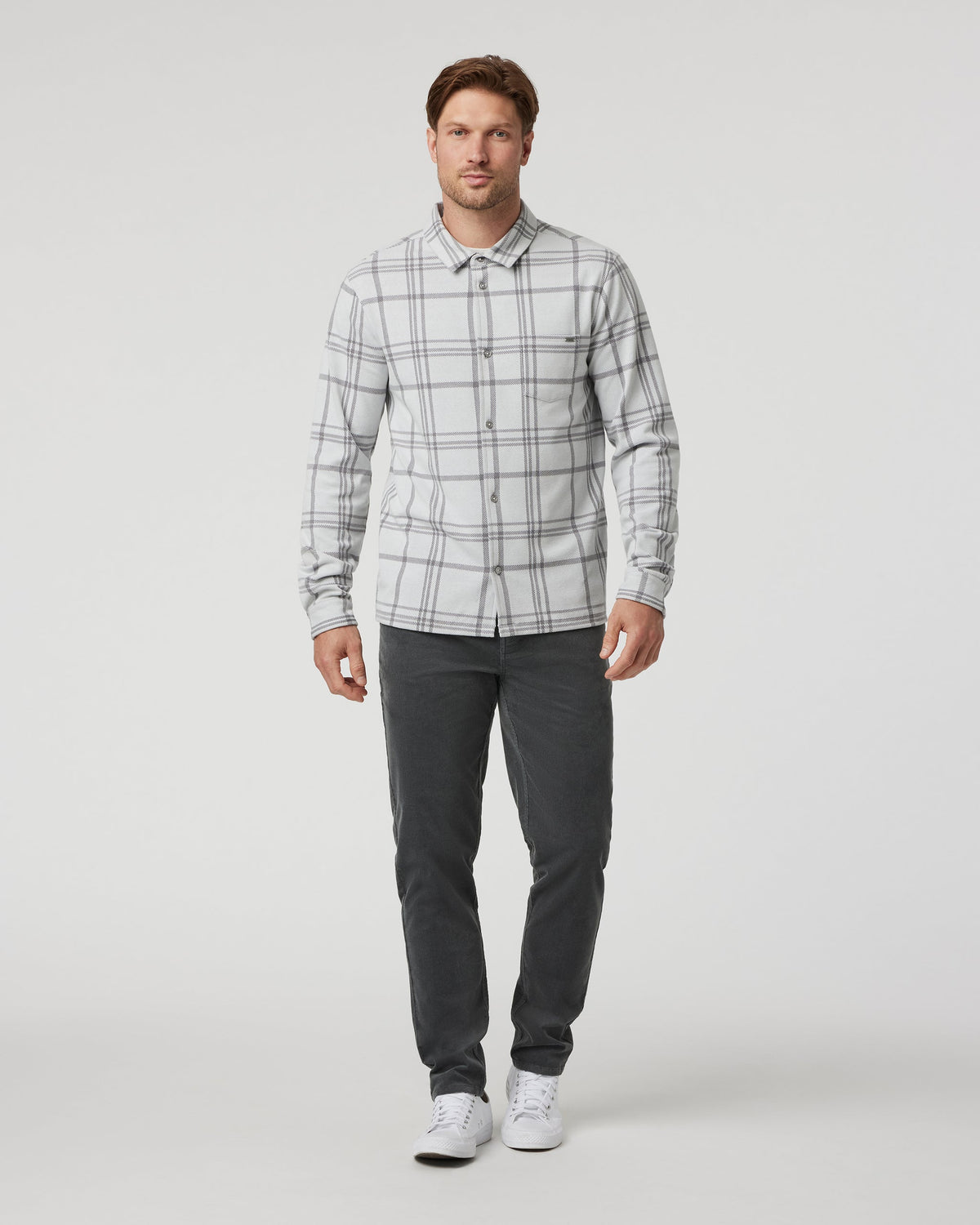 Vuori Seaview Plaid Button Down Shirt