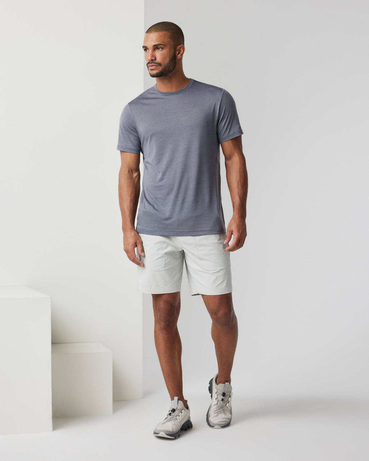 Vuori Short Sleeve Marina Stripe Tee
