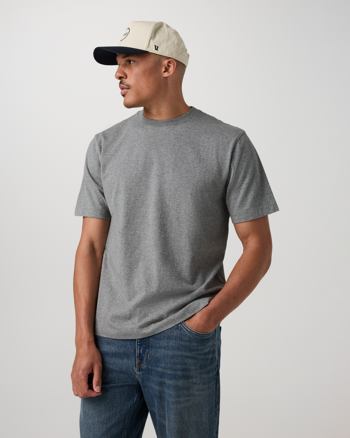 Short Sleeve Vuori Heavyweight Cotton Tee Relaxed Fit