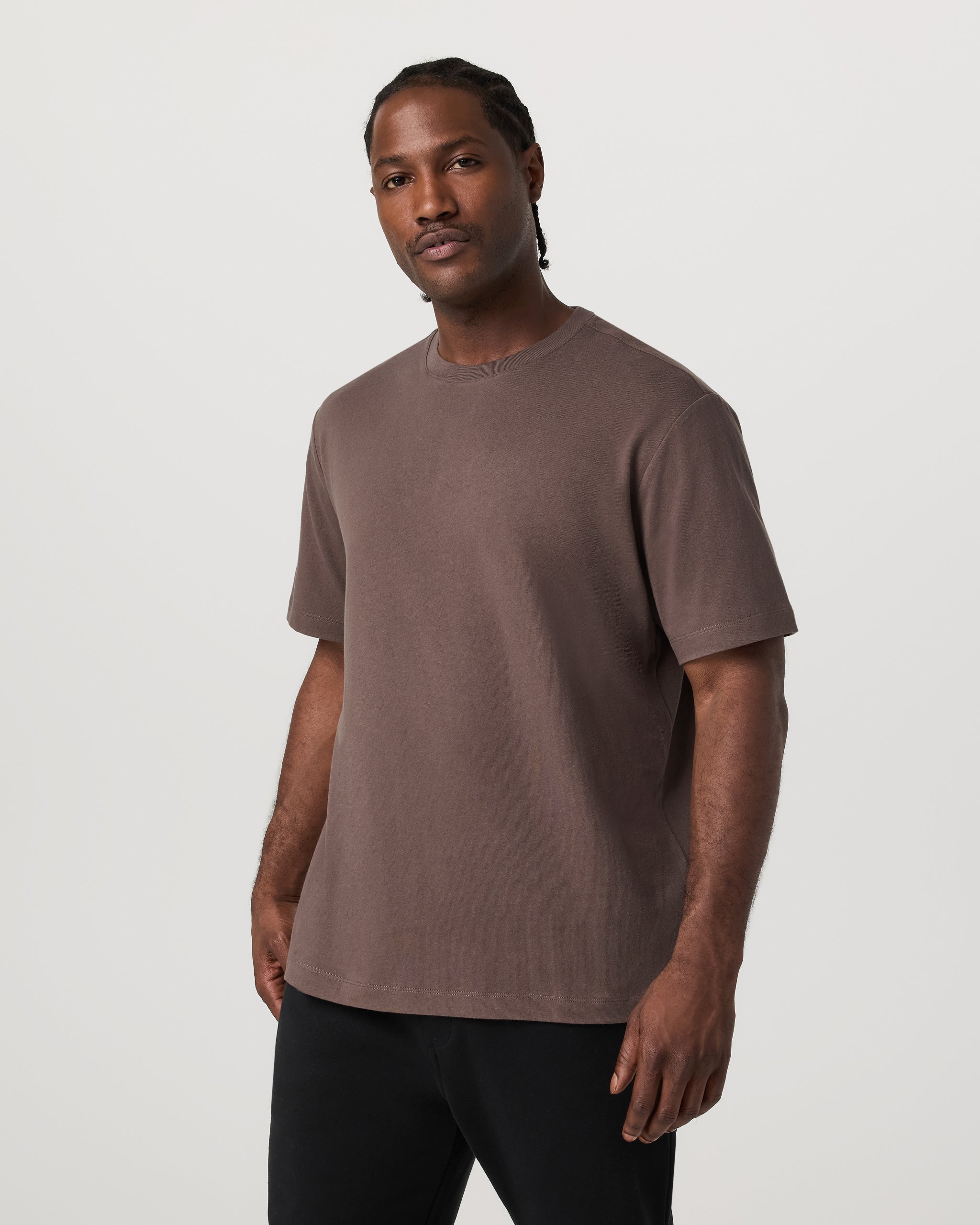 Short Sleeve Vuori Heavyweight Cotton Tee Relaxed Fit