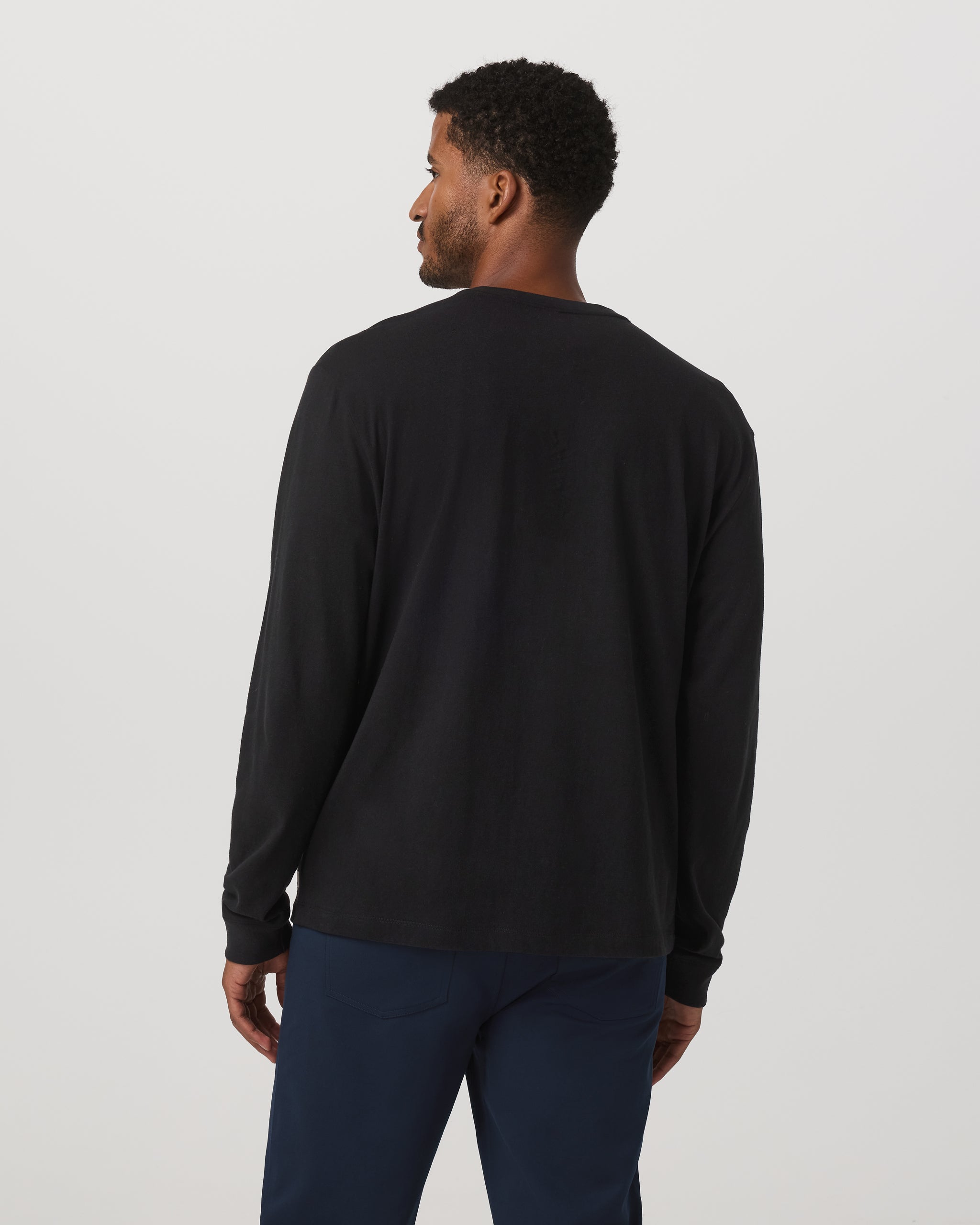 Long Sleeve Vuori Heavyweight Cotton Tee Relaxed Fit