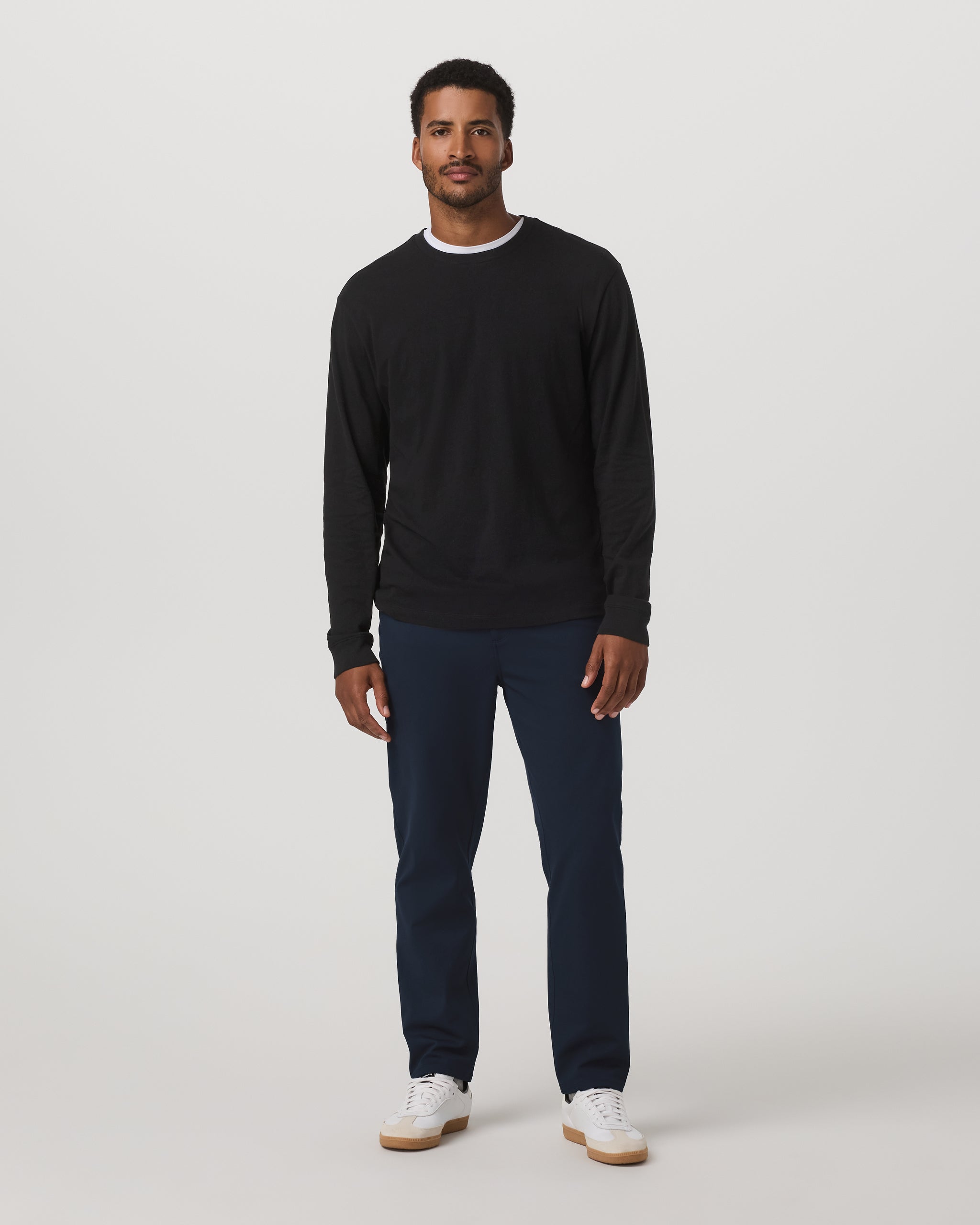 Long Sleeve Vuori Heavyweight Cotton Tee Relaxed Fit