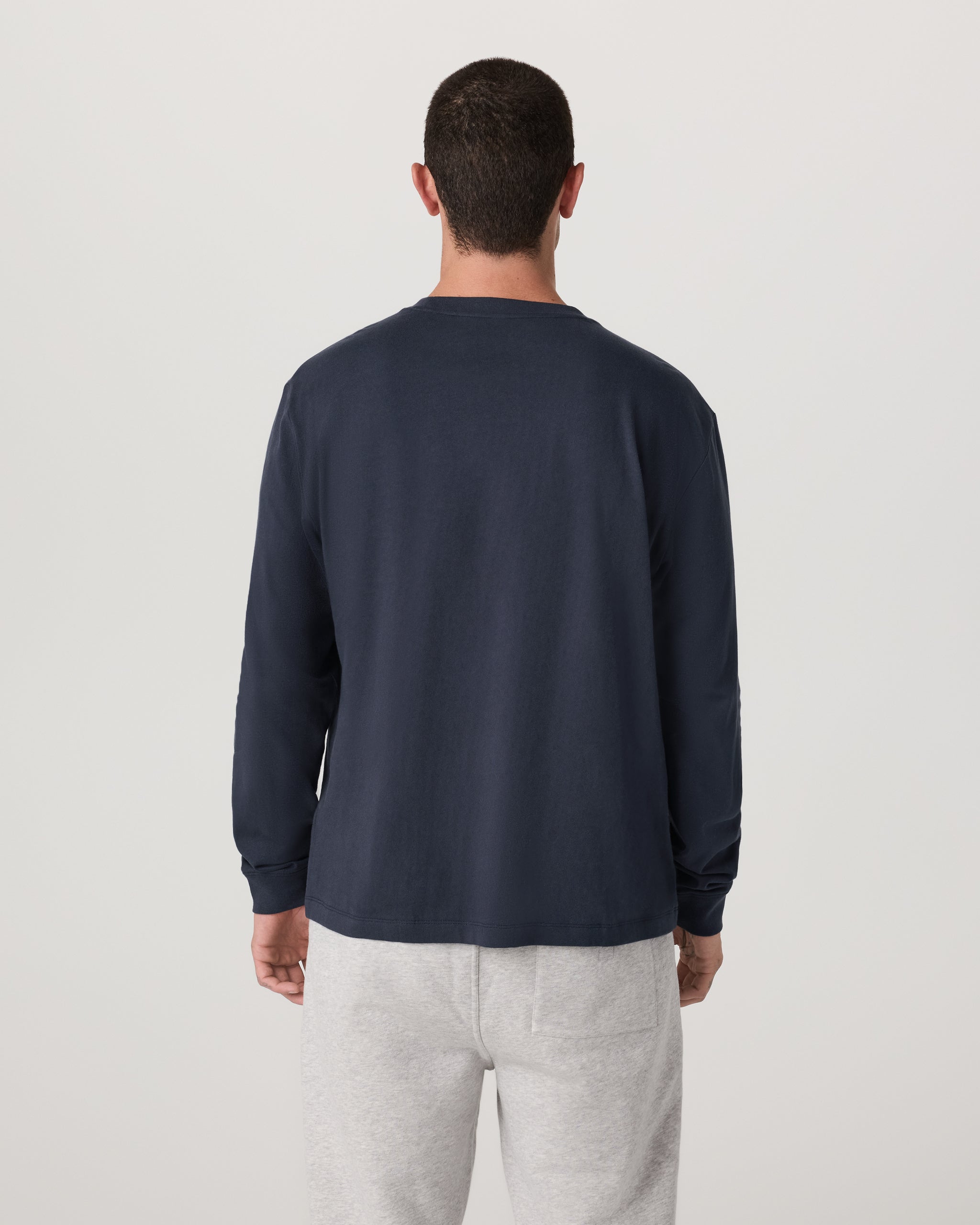 Long Sleeve Vuori Heavyweight Cotton Tee Relaxed Fit